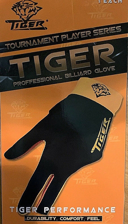 TIGER PRODUCTS PROFESSIONAL BILLIARD GLOVE SMALL LEFT HAND SMALL  FREE SHIPPING