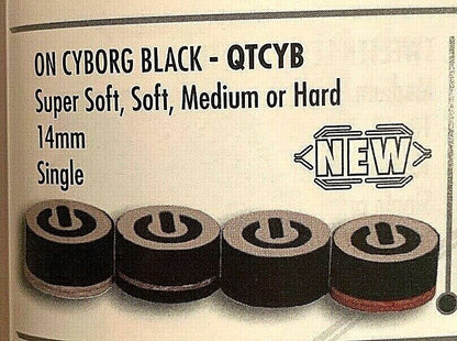 CYBORG BLACK TIP SOFT 14MM LAYERED FREE SHIPPING FREE LE PRO  BEST PRICE