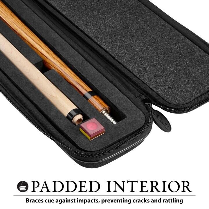 CASEMASTER PARALLAX CUE CASE BLUE BRAND NEW  PADDED SHIPS FREE BEST PRICE