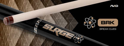 CUETEC AVID SURGE BREAK CUE GREY STAIN  BRAND NEW 95-332 NW  SHIPS FREE