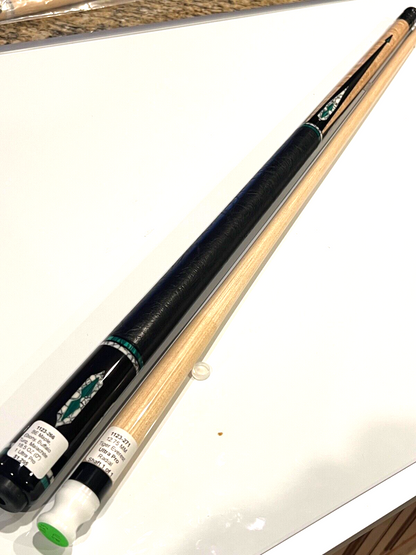 JACOBY CUSTOM 1123-266 MALACHITE EBONY ULTRA 12.75 MM RADIAL SHIP FREE FREE CASE