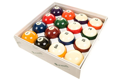 ARAMITH CROWN STANDARD BELGIUM  POOL BALL SET 2 1/4" NEW SHIPS FREE N FREE TIPS