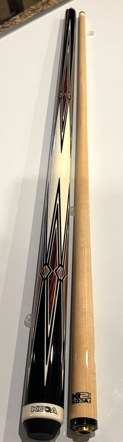 KODA POOL CUE KL131 UNILOC JNT. 12.50MM LD SHAFT NEW SHIPS FREE N FREE HARD CASE