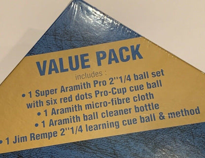 ARAMITH BELGIAN MADE BALLS SUPER PRO CUP VALUE PACK BRAND NEW SEALED SHIPS FREE