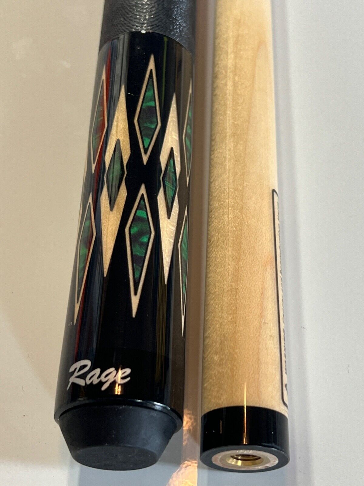 RAGE POOL CUE RG186 HARD ROCK MAPLE BRAND NEW FREE SHIPPING FREE SOFT CASE