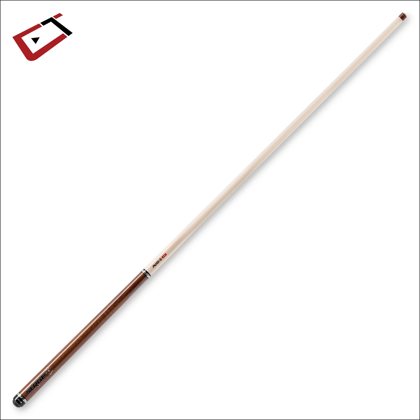 CUETEC AVID SURGE JUMP CUE BROWN  STAIN  BRAND NEW 95-335 SHIPS FREE