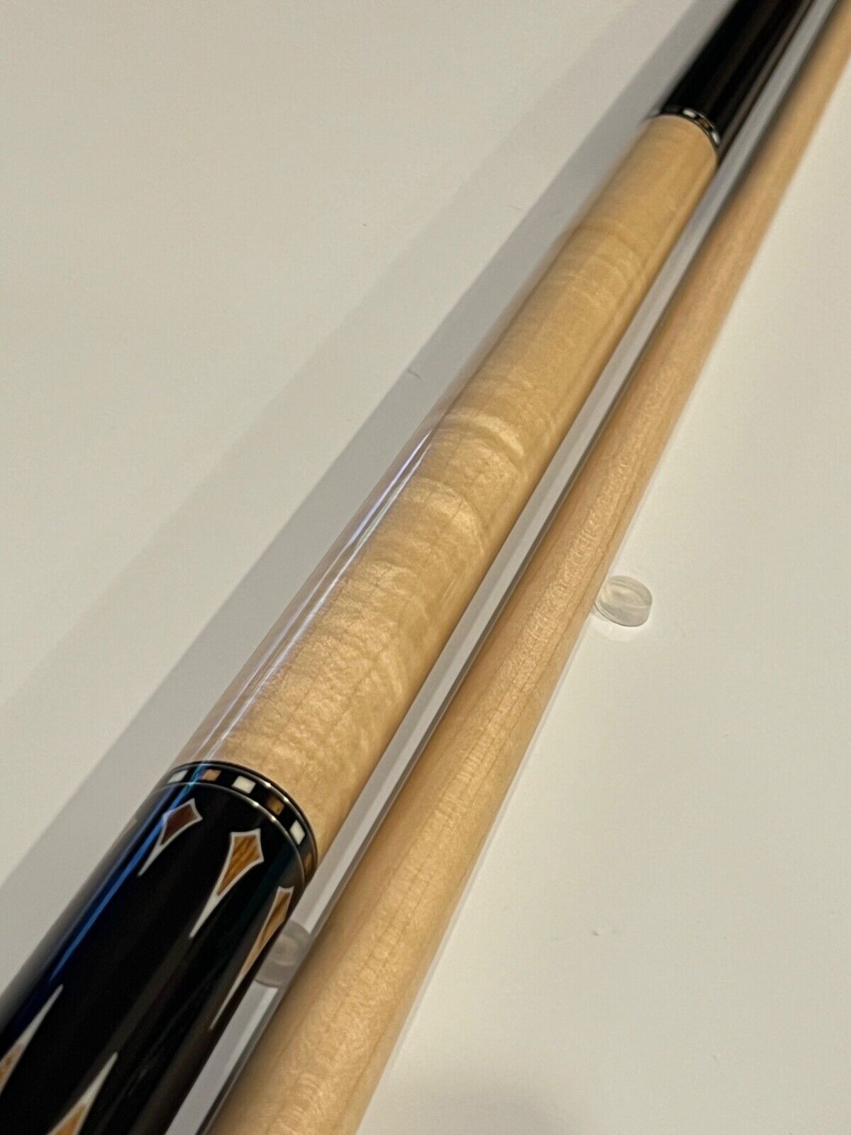 LUCASI LZC28 CUSTOM CUE 12.75MM TIP WRAPLESS HANDLE ZEBRAWOOD BRND NU SHIPS FREE