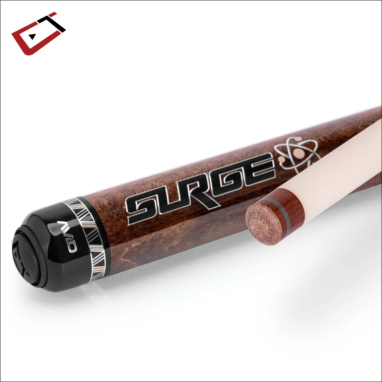 CUETEC AVID SURGE JUMP CUE BROWN  STAIN  BRAND NEW 95-335 SHIPS FREE