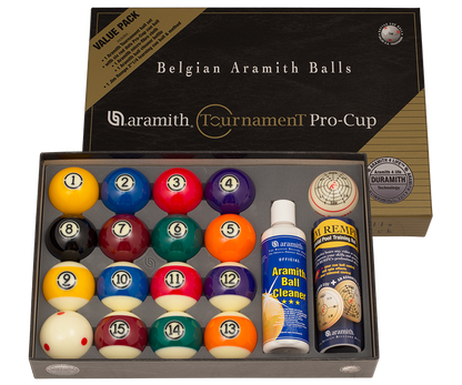 ARAMITH DURAMITH TOURNAMENT PRO CUP VALUE PAC POOL BALLS BIG VALUE SHIPS FREE