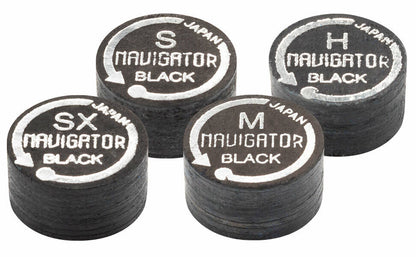 NAVIGATOR BLACK M TIPS BY MCDERMOTT MEDIUM  BRAND NEW FREE SHIPPING N MORE