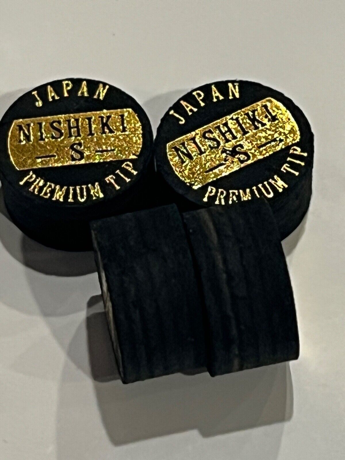 NISHIKI BLACK LEATHER JAPANESE TIP SOFT HARDNESS BRAND NEW FREE SHIPPING