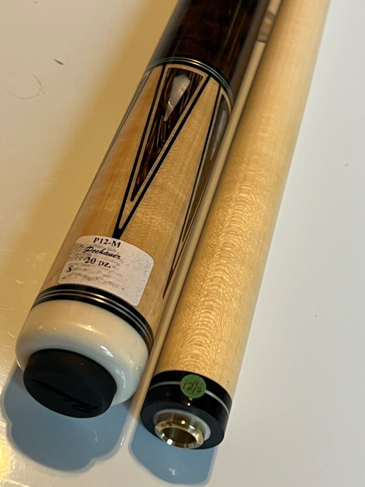 PECHAUER P12M PRO SERIES CUE 12.50 MM NEW BIRDSEYE MAPLE FREE SHIPPING FREE CASE