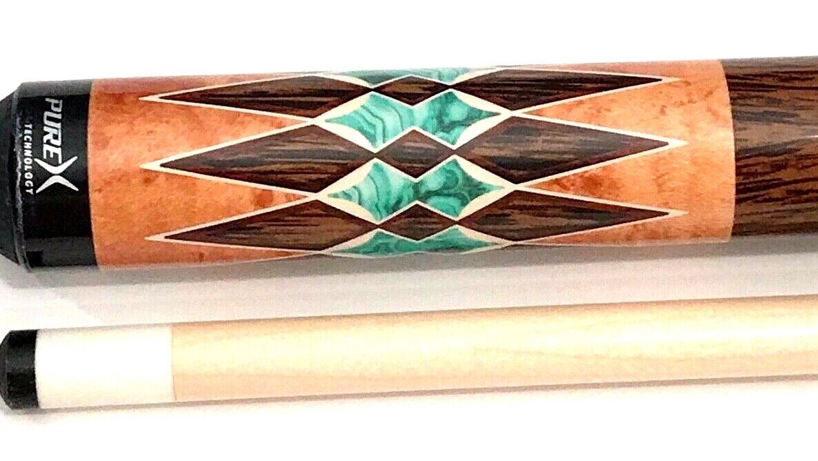 PUREX HXTE6 POOL CUE WITH 11.75 KAMUI TIP BRAND NEW FREE SHIPPING FREE HARD CASE