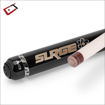 CUETEC AVID SURGE JUMP CUE BLACK GOLD  STAIN  BRAND NEW 95-333 SHIPS FREE