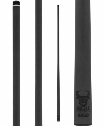 BULL CARBON BCL10 CUE WITH BULL CARBON SHAFT NEW FREE HARD CASE SHIPS FREE