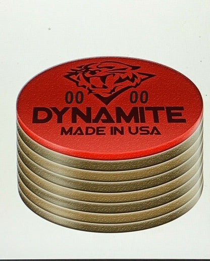 TIGER DYNAMITE POOL CUE TIP 14MM BRAND NEW FREE SHIPPING  BEST PRICE FOR PAIR