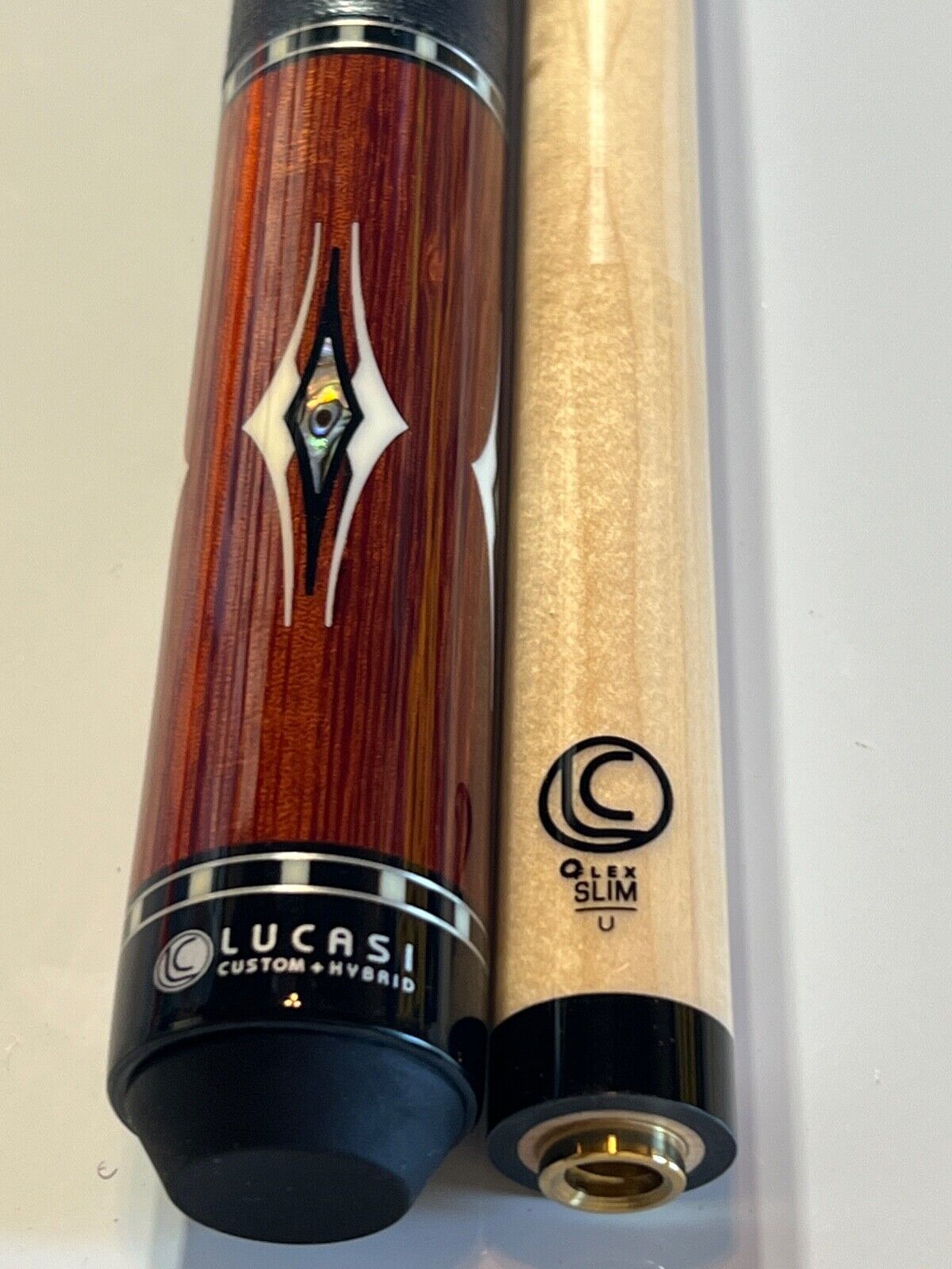 LUCASI LUX 62 CUSTOM CUE UNILOC LTD ONLY 150 MADE NEW FREE SHIPPING FREE CASE