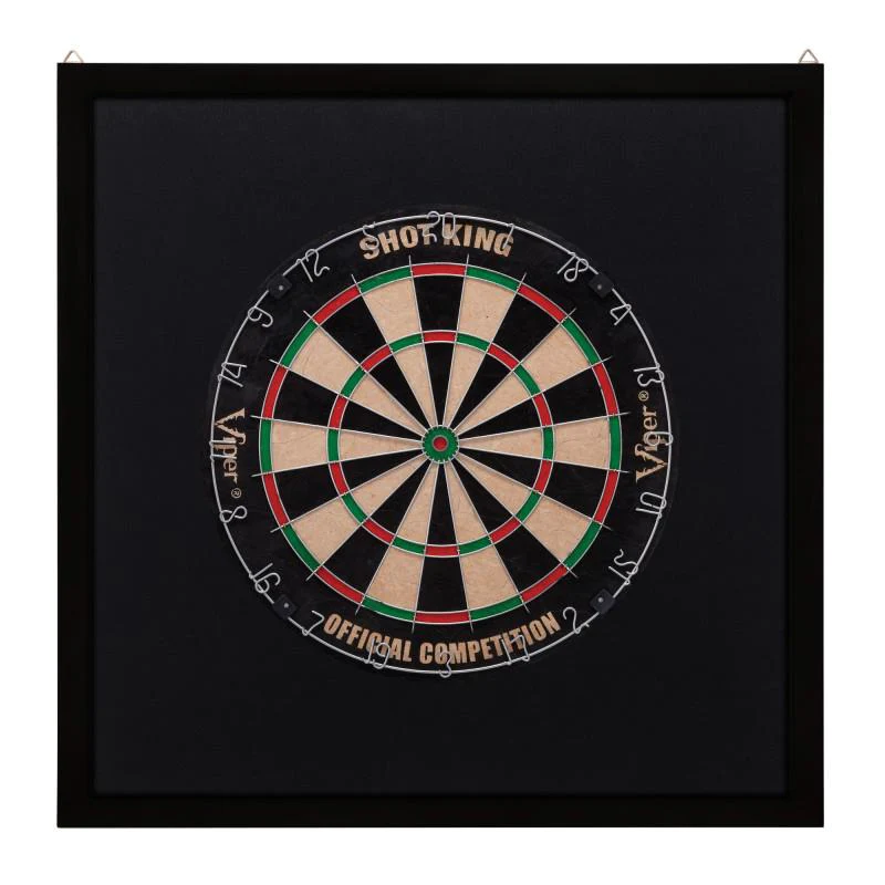 VIPER FRAMED DARTBOARD BACKBOARD MAHOGANY FINISH  OPEN ITEM SHIP FREE