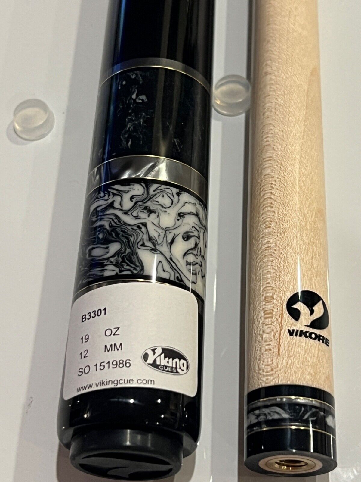 VIKING 3301 POOL CUE TIGER 12.00 MM TIP VIKORE SHAFT NEW FREE SHIPPING FREE CASE