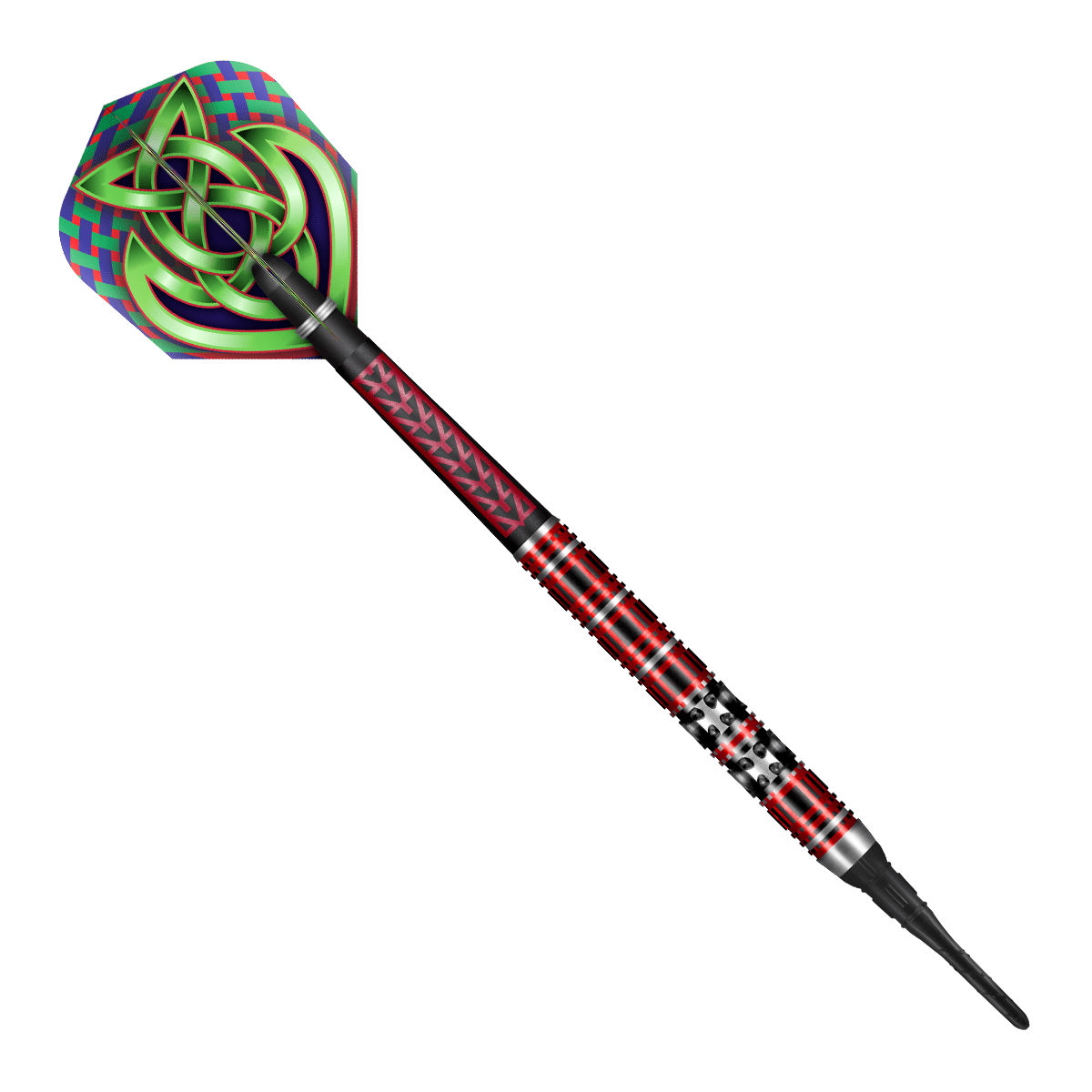 SHOT DARTS MODEL CELT CLAYMORE 18 GR TUNGSTEN SOFT TIP SHIPS FREE N FREE FLIGHTS