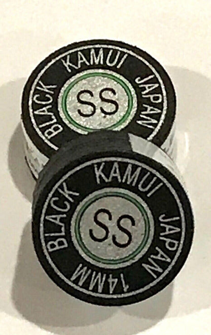 KAMUI SUPER SOFT BLACK POOL CUE TIP  SS HARDNESS BRAND NEW FREE SHIPPING