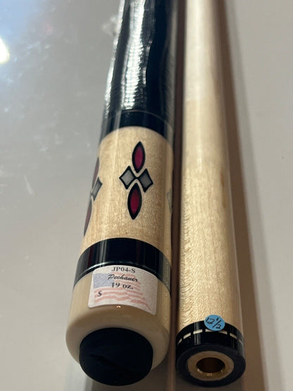 PECHAUER JP4S JP4 POOL CUE LEATHER EBONY STAIN 12.5 MM NEW SHIPS FREE FREE CASE