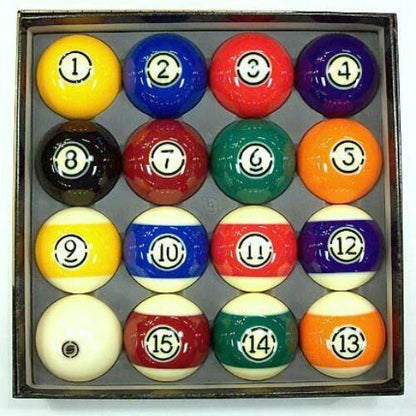 SUPER ARAMITH DURAMITH BELGIAN MADE  POOL BALL SET BRAND NEW  SHIPS FREE MORE