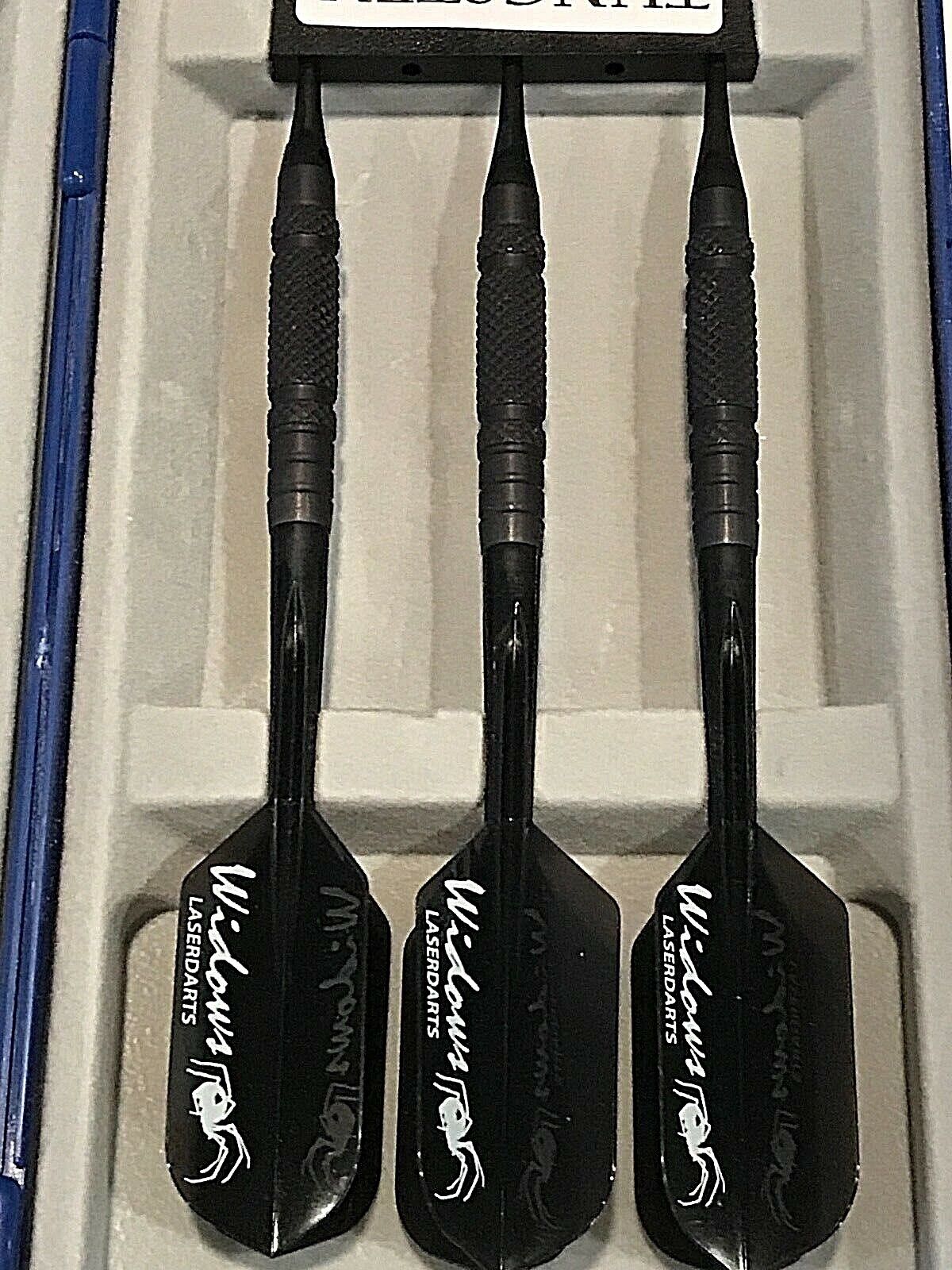 BLACK WIDOW 16 GRAM LASER DARTS KNURLED SOFT NEW FREE SHIPPING N FLIGHTS