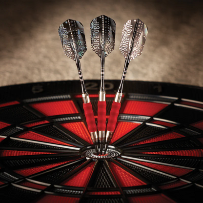RED SURE GRIP DARTS FROM GLD 18 GRAM  NEW SHIPS FREE FLIGHTS FREE 20-0007-18