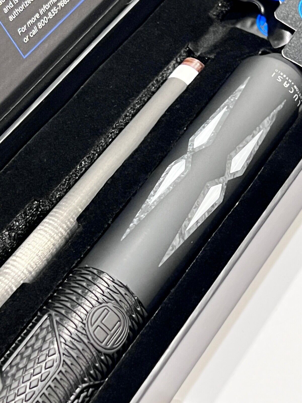 LUCASI LP20 CUE CARBON FIBER PINNACLE SHAFT UNILOC 12.5 MM LTD NEW FREE SHIPPING