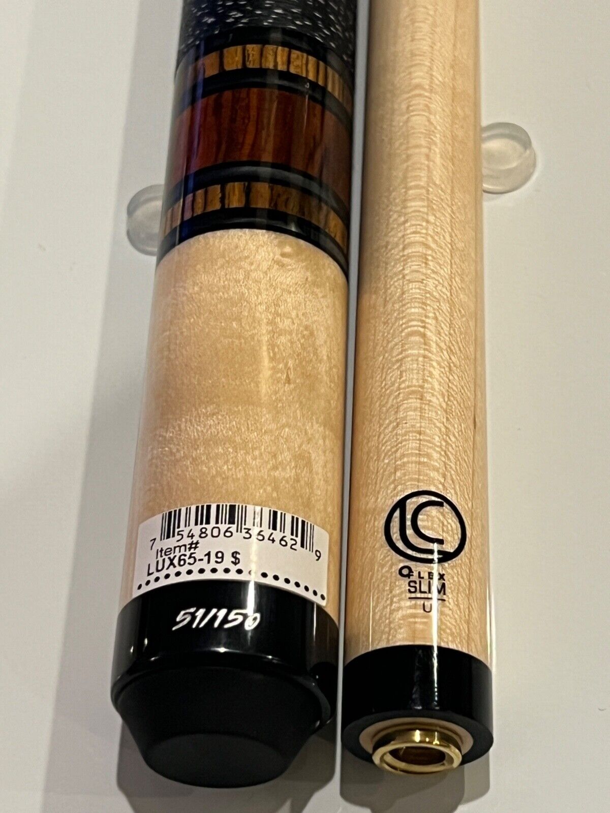 LUCASI LUX 65 CUSTOM CUE UNILOC 11.75MM LTD ONLY 150 MADE NEW FREE SHIPPING