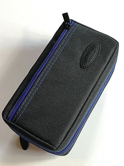 VIPER GLD PLAZMA PRO DART CASE BLK W/ BLUE TRIM PHONE PCKET. FREE SHIP & FLIGHTS