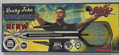 SHOT DARTS JOHN RODRIGUEZ ARAW 20 GRAM SOFT TIP NEW! SHIPS FREE N FREE FLIGHTS