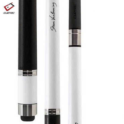 CUETEC SVB DAKOTA WHITE CUE 12.5 MM CARBON CYNERGY SHAFT BRAND NEW SHIPS FREE