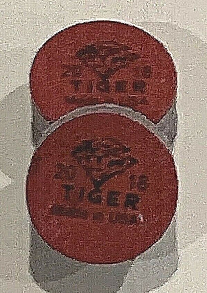 12 PACK TIGER LAMINATED POOL CUE TIPS HARD 14MM NEW FREE SHIPPING BEST PRICE