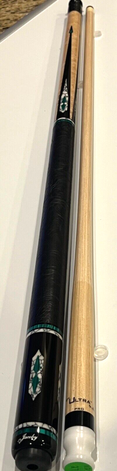 JACOBY CUSTOM 1123-266 MALACHITE EBONY ULTRA 12.75 MM RADIAL SHIP FREE FREE CASE