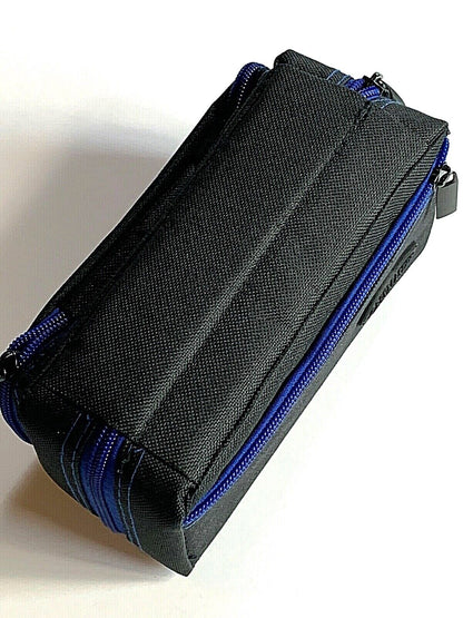 VIPER GLD PLAZMA PRO DART CASE BLK W/ BLUE TRIM PHONE PCKET. FREE SHIP & FLIGHTS