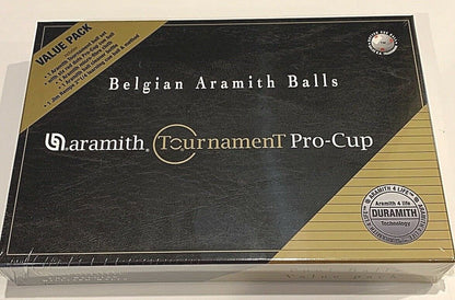 ARAMITH DURAMITH TOURNAMENT PRO CUP VALUE PAC POOL BALLS BIG VALUE SHIPS FREE