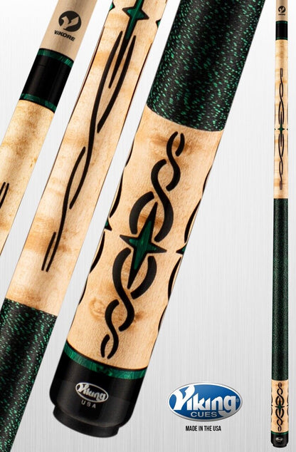 VIKING 5281 POOL CUE TIGER 12.00 MM TIP VIKORE SHAFT NEW FREE SHIPPING FREE CASE