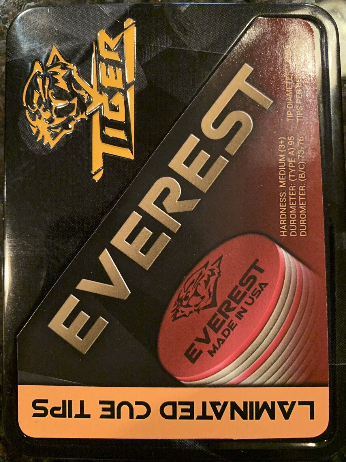 TIGER EVEREST TIP LAMINATED 14MM MEDIUM  BRAND NEW FREE SHIPPING  BEST PRICE