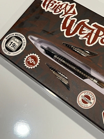 SHOT DARTS MODEL TRIBAL WEAPON 19 GR TUNNSTN SOFT TIP SHIPS FREE N FREE FLIGHTS