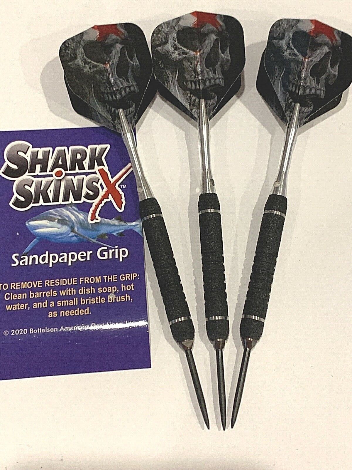 BOTTELSEN HAMMERHEAD STEEL TIP DARTS MODEL 289XBK  28 GR NEW FREE SHIPPING