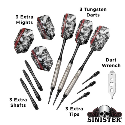 SINISTER VIPER DARTS FROM GLD 16 GRAM NEW SHIPS FREE FLIGHTS FREE 21-3501-16