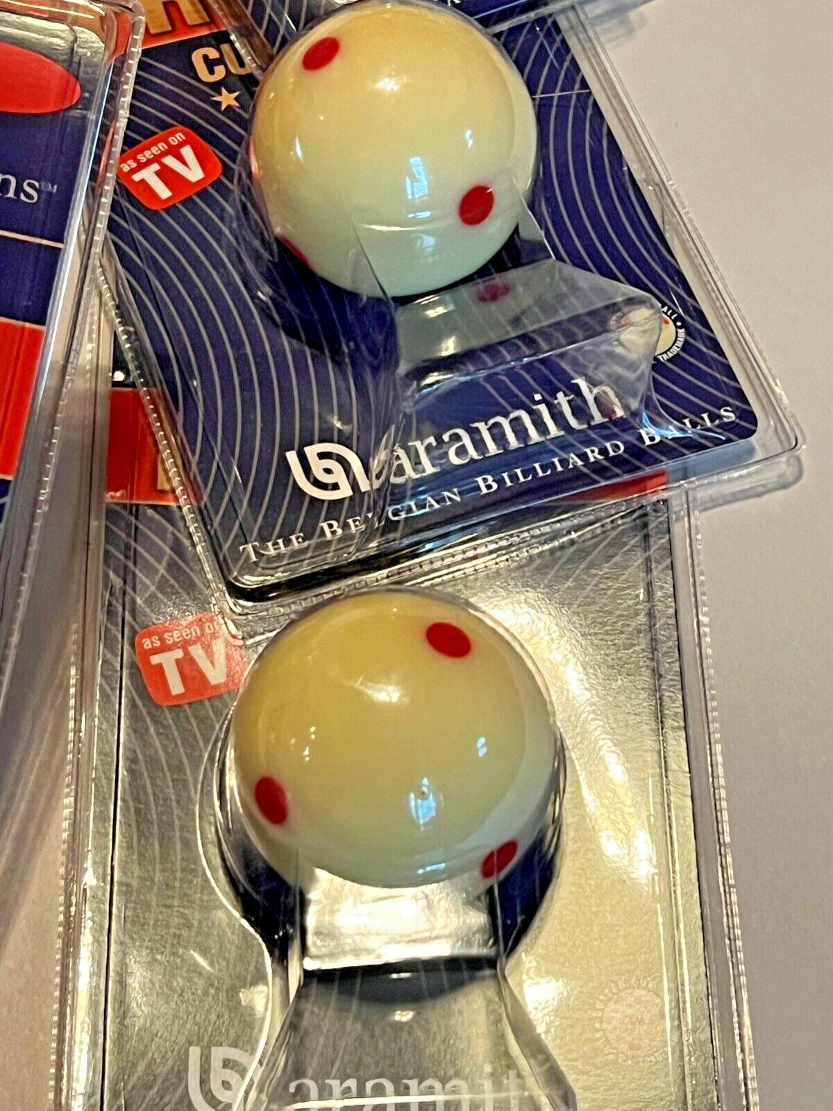 ARAMITH PRO CUP CUE BALL 2 1/4" NEW N PKG SHIP FREE N FREE TIPS  BEWARE COPYCATS