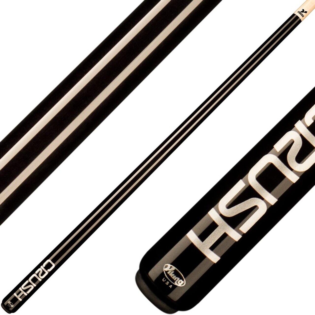 VIKING CRUSH BREAK JUMP CUE V CRUSH SHAFT LINEN NEW SHIPS FREE N  FREE HARD CASE