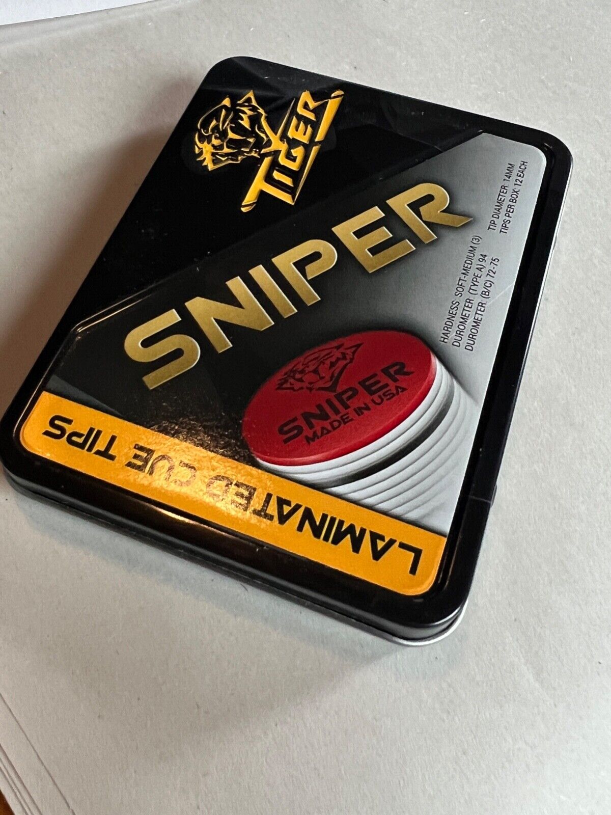 TIGER SNIPER TIP LAMINATED 14MM MEDIUM  BRAND NEW FREE SHIPPING  BEST PRICE