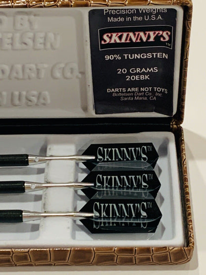 BOTTELSEN 20EBK 20 GRAM SKINNY'S  BLACK STEAL SOFT TIP DARTS SHIPS FREE N MORE