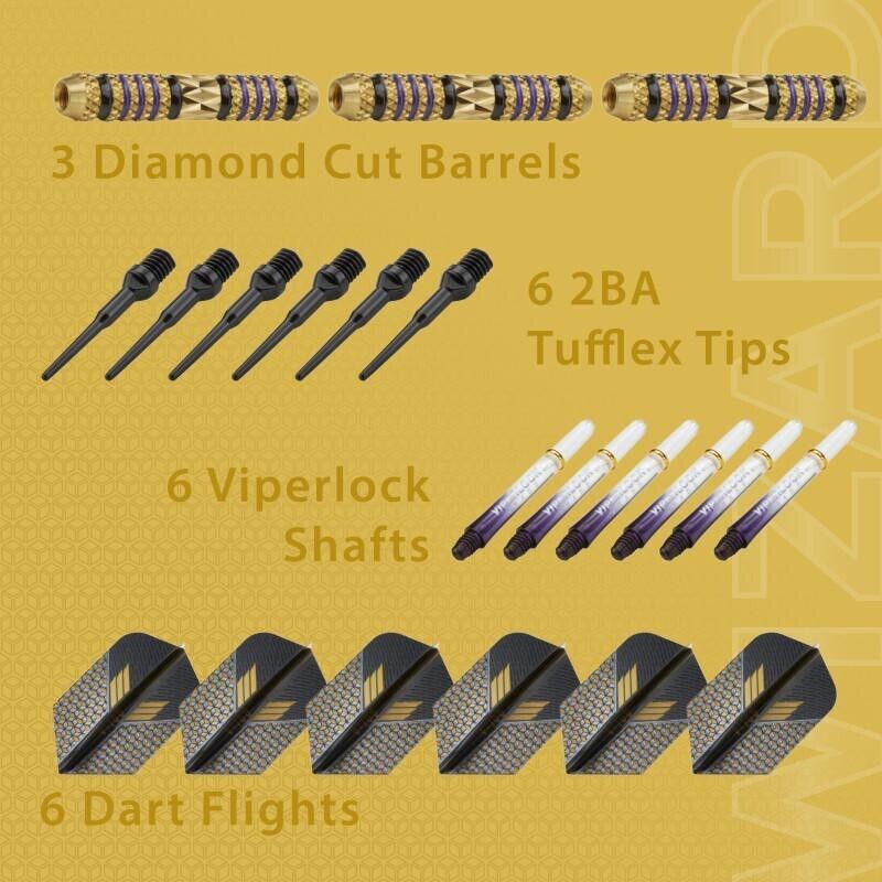 VIPER WIZARD DARTS FROM GLD 18 GRAM NEW SHIPS FREE BONUS FLIGHTS FREE 20-4004-18