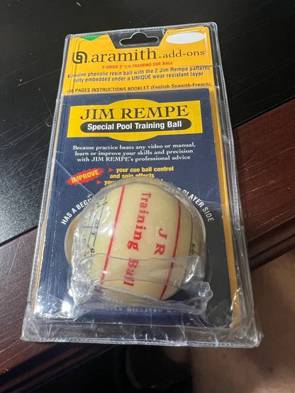 ARAMITH JIM REMPE TRAINING BALL 2 1/4" BRAND NEW DAMAGE PACKAGE BEWARE COPYCATS