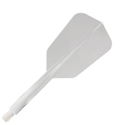 CONDOR AXE WING SLIM HEAVY DUTY WHITE FLIGHTS SHORT LENGTH 21.5MM SHIPS FREE